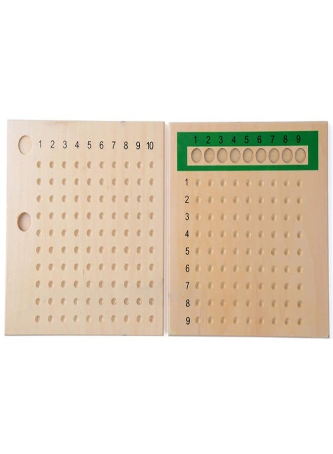 Kghios Montessori Multiplication and Division Board Montessori Math Toys Material for Toddlers Kids,Multiplication & Division Board - Image 5